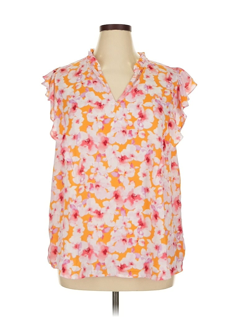 MOLLY & ISADORA Pre-owned Sleeveless Blouse In Pink