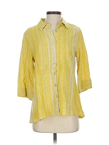 Soft Surroundings 3/4 Sleeve Button-Down Shirt (view 1)