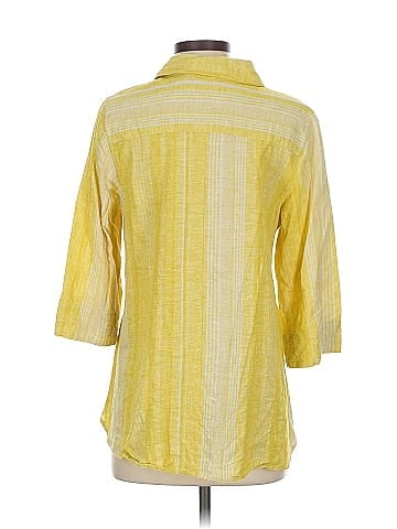 Soft Surroundings 3/4 Sleeve Button-Down Shirt (view 2)
