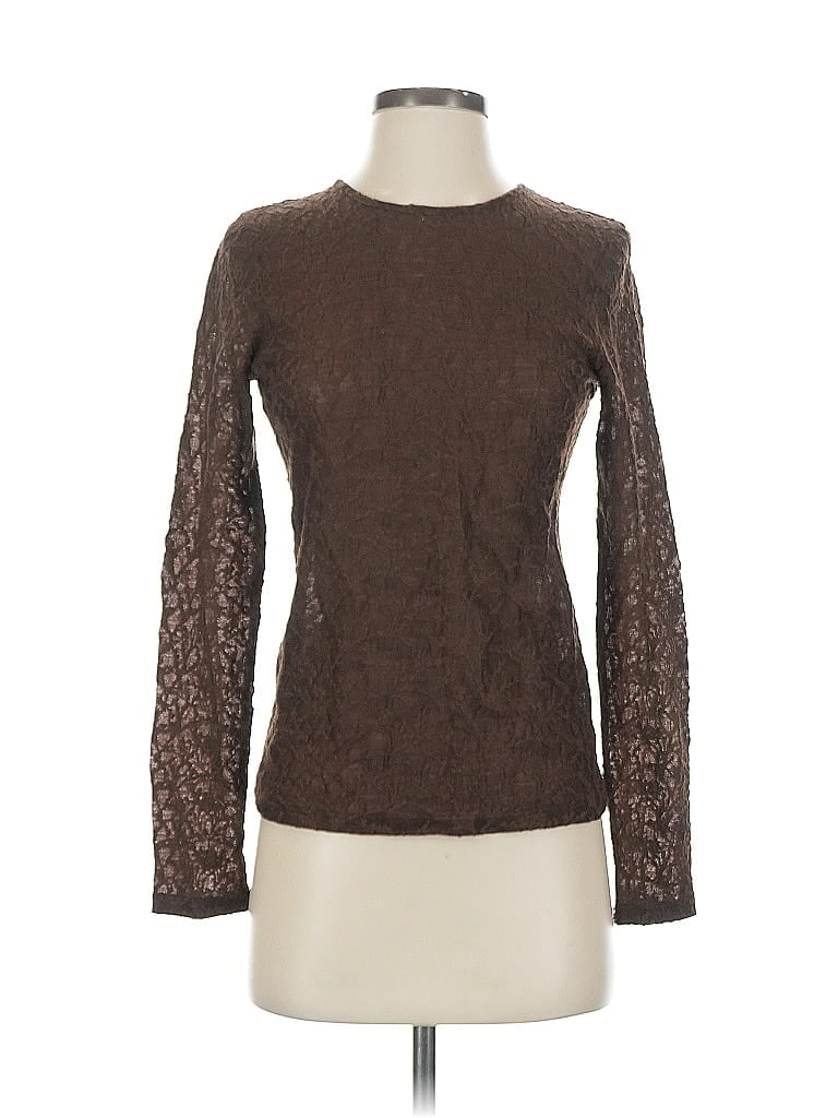 Vince. Brown Long Sleeve Top Size XS - photo 1