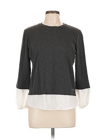 Anne Klein Long Sleeve Top (view 1)