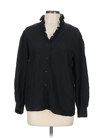 Sandro Long Sleeve Button-Down Shirt (view 1)