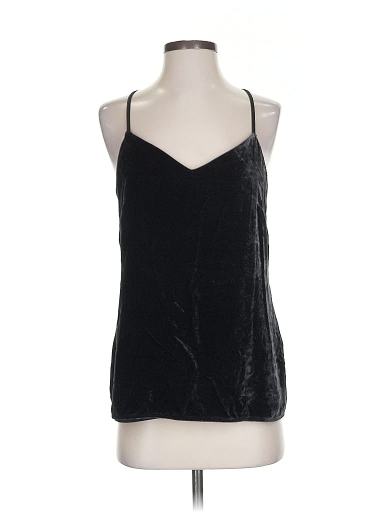 Pre-owned Banana Republic Tank Top Black Halter Neckline Tops
