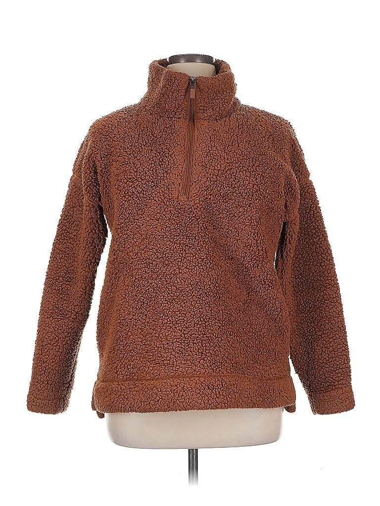 Pre-owned Jones New York Signature Pullover Sweater In Brown