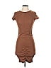 Divided by H&M Solid Brown Casual Dress Size XXS - photo 1