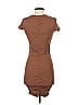 Divided by H&M Solid Brown Casual Dress Size XXS - photo 4