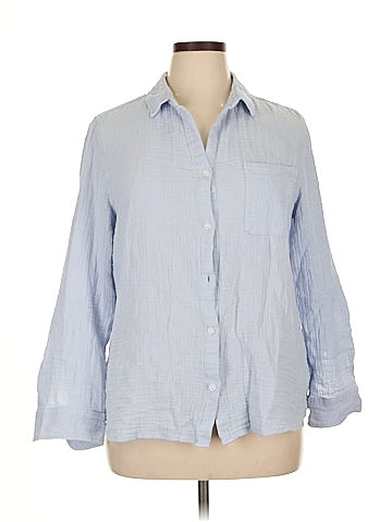 BeachLunchLounge 3/4 Sleeve Button-Down Shirt (view 1)
