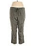 Lou & Grey for LOFT Gray Green Casual Pants Size XL - photo 1