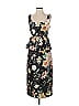 Tuckernuck 100% Polyester Floral Black Cocktail Dress Size 2 - photo 1