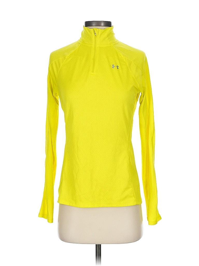 Pre-owned Under Armour Long Sleeve Turtleneck In Yellow