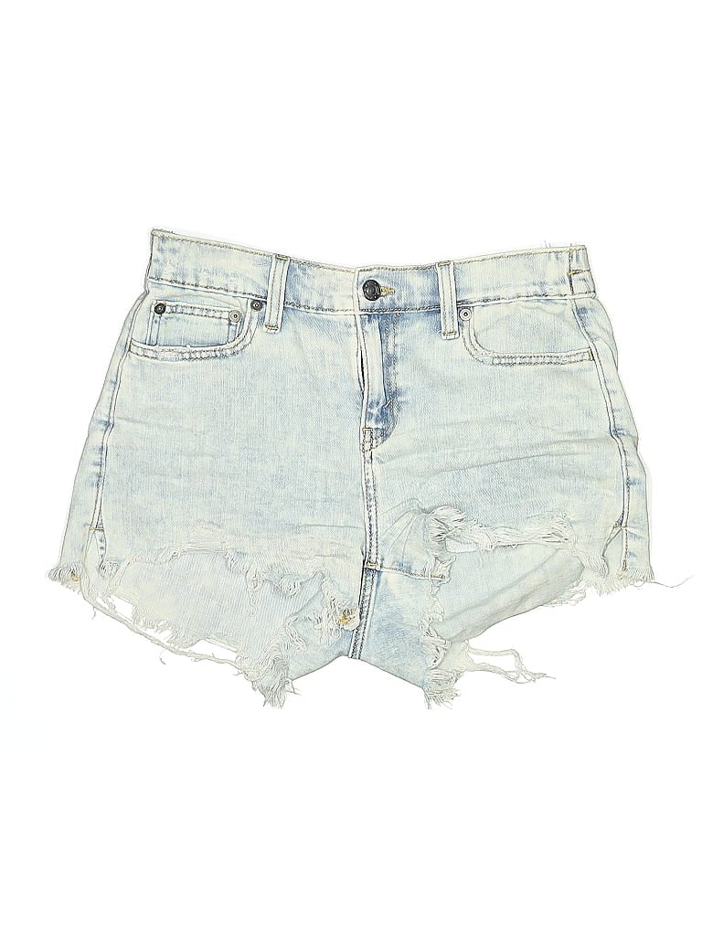 Pre-owned Aerie Denim Shorts In Blue