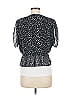 ALLSAINTS Black Short Sleeve Blouse Size 8 - photo 2