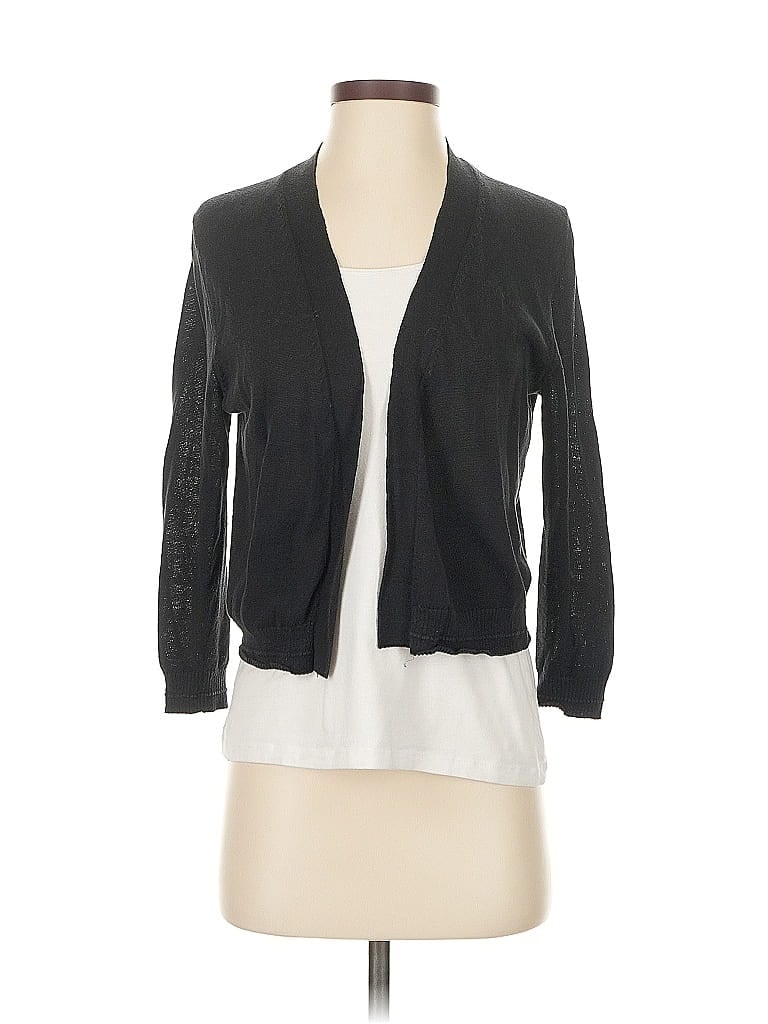 Pre-owned Ann Taylor Cardigan Sweater In Black