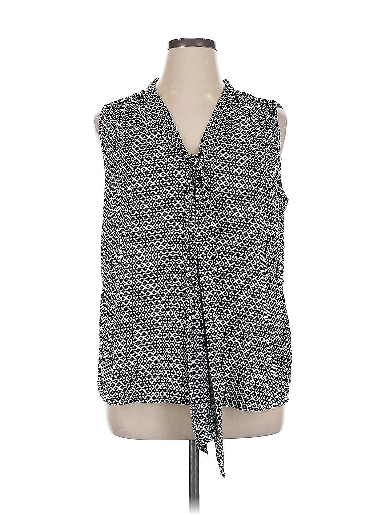 Chaus 100% Polyester Gray Sleeveless Blouse Size XL - photo 1