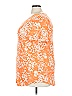 JM Collection Floral Orange Short Sleeve T-Shirt Size 3X - photo 4