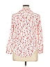 Velvet Heart 100% Rayon Hearts Red 3/4 Sleeve Blouse Size XL - photo 3