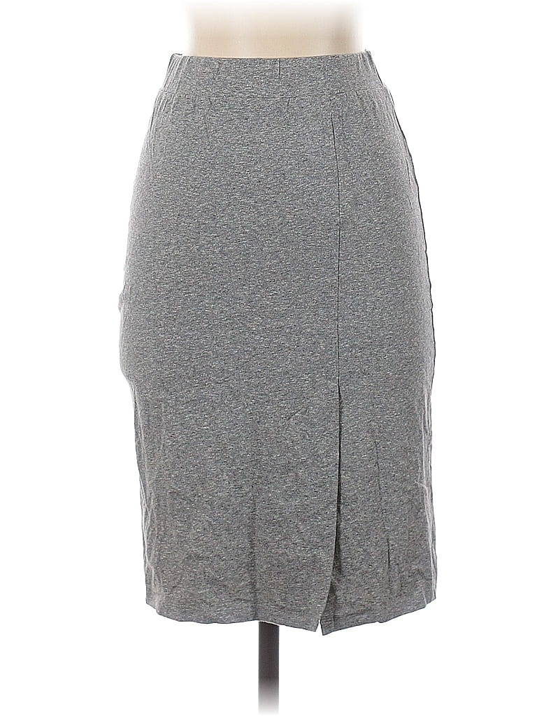 Pre-owned Synergy Casual Skirt In Gray