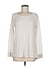 Lucky Lotus Chevron-herringbone Ivory Pullover Sweater Size M - photo 1