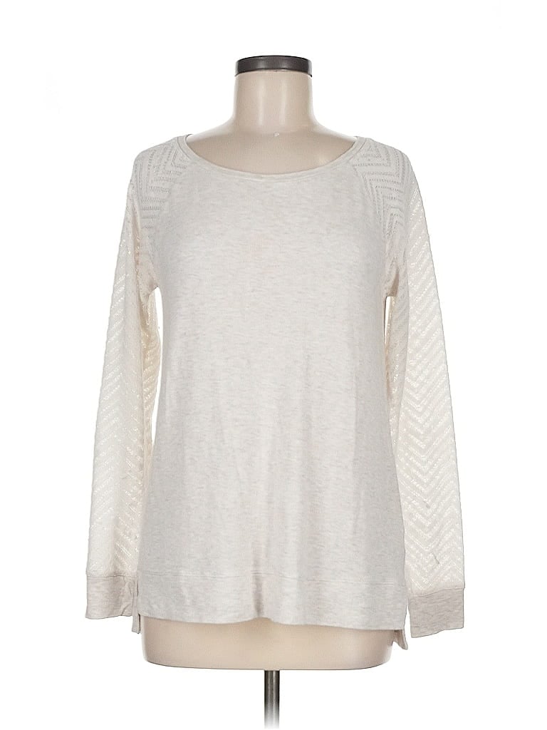 LUCKY LOTUS Pre-owned Pullover Sweater In White