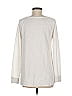 Lucky Lotus Chevron-herringbone Ivory Pullover Sweater Size M - photo 2