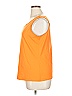 Ruby Rd. 100% Nylon Solid Orange Sleeveless T-Shirt Size 1X - photo 4