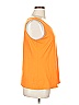 Ruby Rd. 100% Nylon Solid Orange Sleeveless T-Shirt Size 1X - photo 3