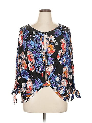Free People 3/4 Sleeve Blouse (view 1)