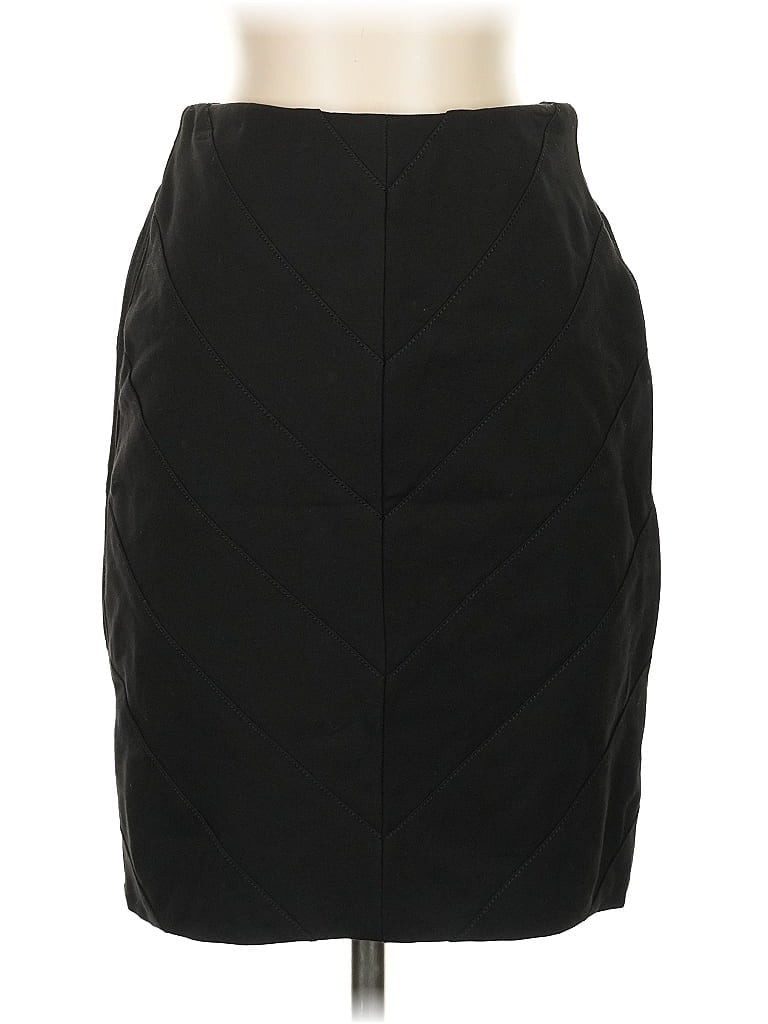 Pre-owned White House Black Market Formal Skirt In Black