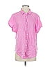 Dylan 100% Cotton Pink Short Sleeve Blouse Size XS - photo 1