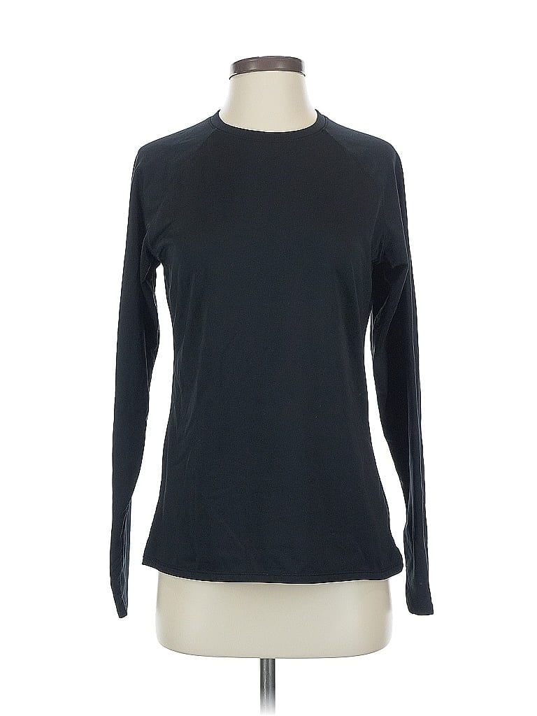 Cuddl Duds Black Long Sleeve T-Shirt Size M - photo 1