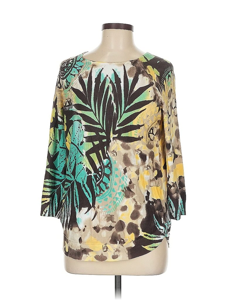 Click to view more detailed imagery on our partner's website Pre-owned Chico's Cardigan Sweater In Green