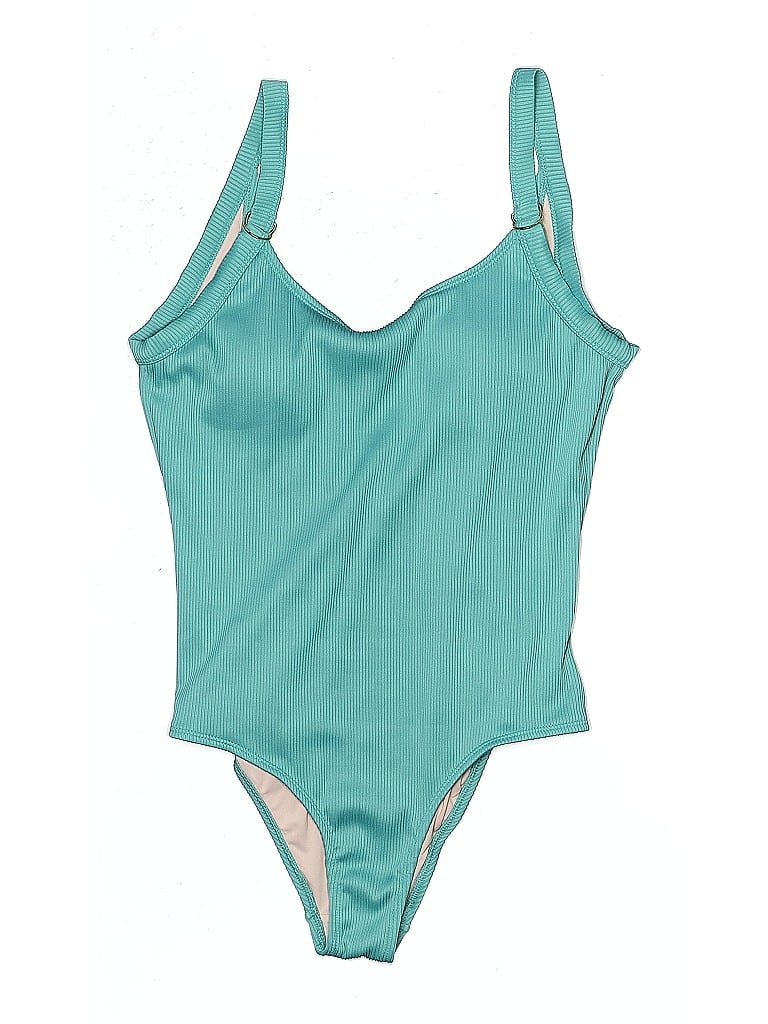 Pre-owned Mae Bodysuit In Blue