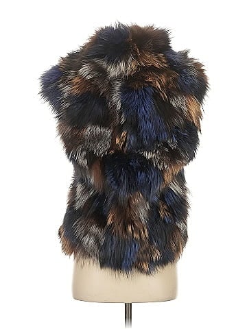 Vince. Faux Fur Vest (view 2)