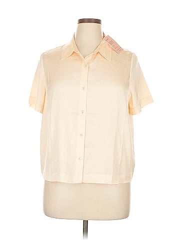 Quince Short Sleeve Silk Top (view 1)