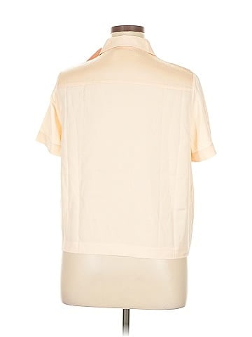 Quince Short Sleeve Silk Top (view 2)