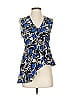 Jason Wu 100% Silk Blue Sleeveless Silk Top Size 2 - photo 1