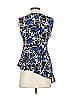 Jason Wu 100% Silk Blue Sleeveless Silk Top Size 2 - photo 2