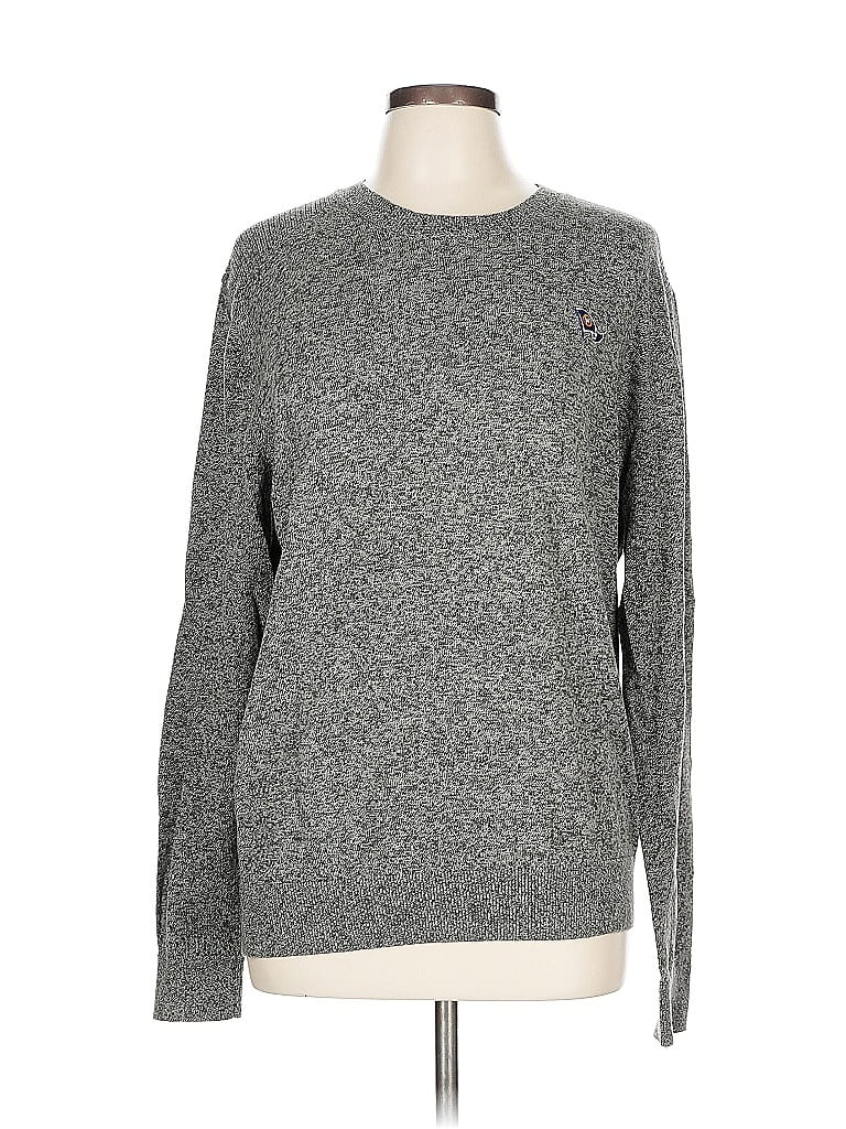 Pre-owned Port Authority Pullover Sweater In Gray