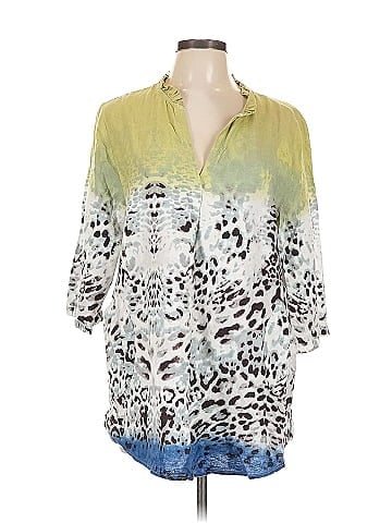 For Cynthia 3/4 Sleeve Blouse (view 1)