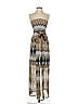 Guess Print Brown Casual Dress Size XS - photo 1