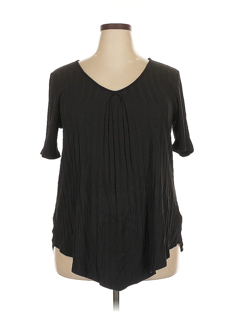 ASSORTED BRANDS Pre-owned 3/4 Sleeve Blouse In Black