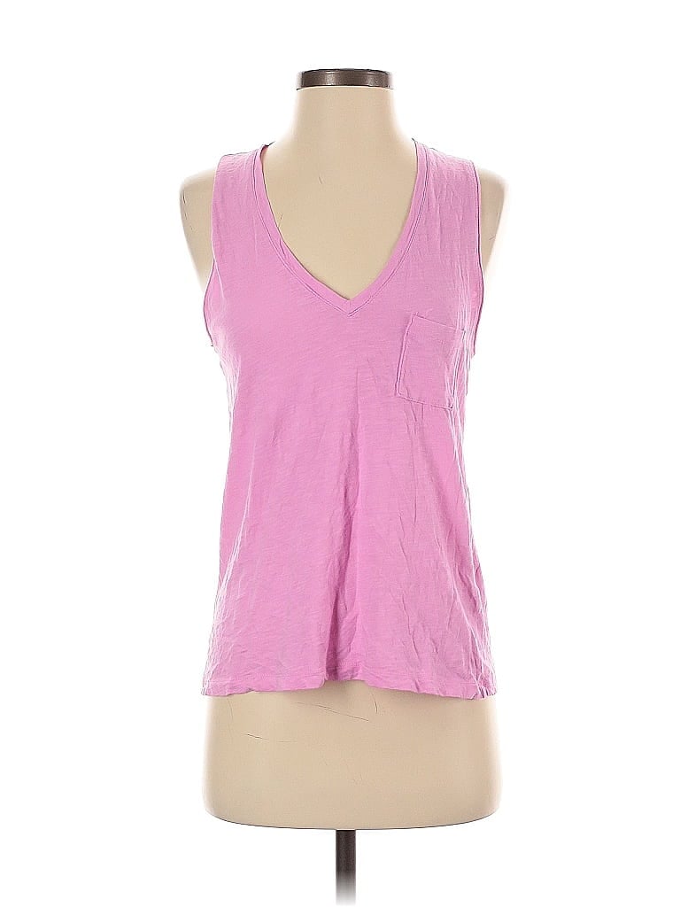 Pre-owned Unbranded Tank Top Purple Plunge Neckline Tops