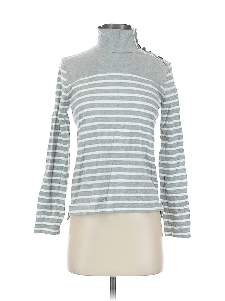 Pre-owned J.crew Mercantile Long Sleeve Turtleneck In Gray