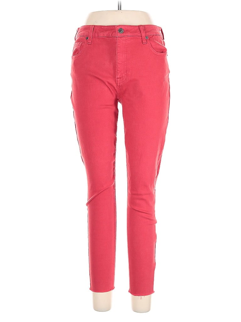 Pre-owned Pistola Jeggings In Red