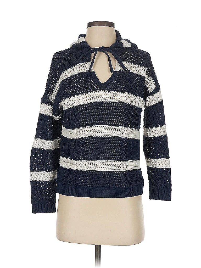 Pre-owned Nicole Miller Pullover Sweater In Blue