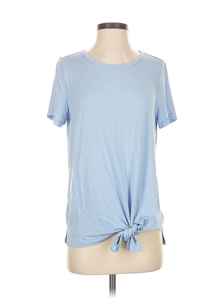 Pre-owned Jones New York Signature Short Sleeve T-shirt In Blue