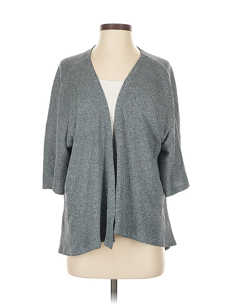 Pre-owned Lularoe Cardigan Sweater In Gray