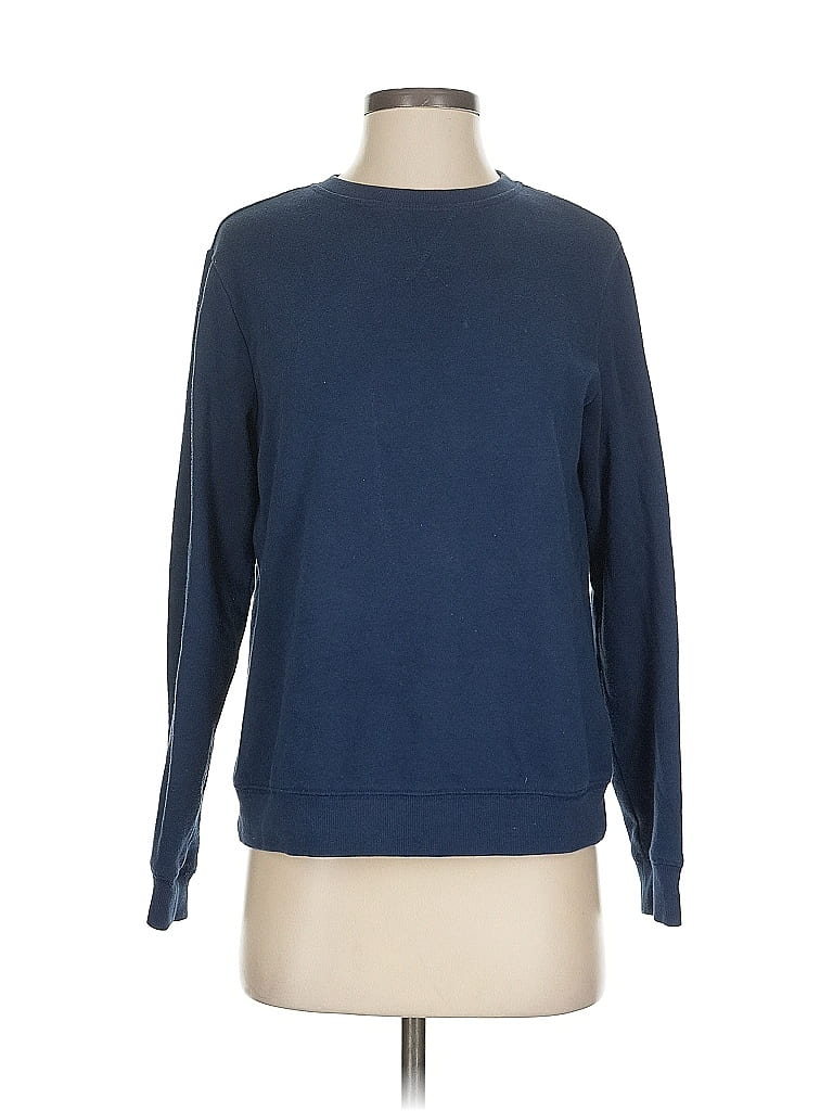 Pre-owned Assorted Brands Sweatshirt In Blue