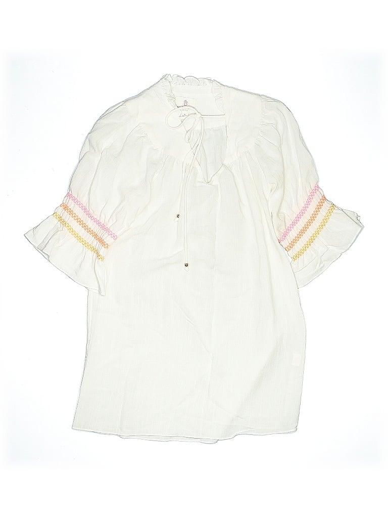 Click to view more detailed imagery on our partner's website Pre-owned Julie Brown Swimsuit Cover Up In White