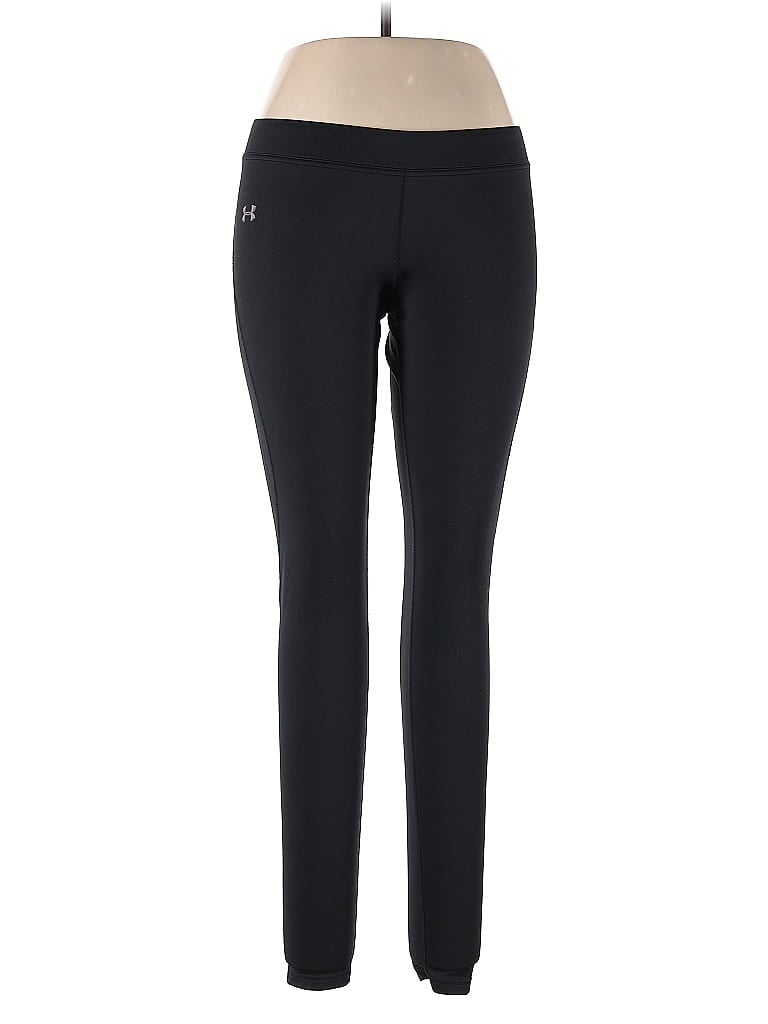Pre-owned Under Armour Active Pants In Black